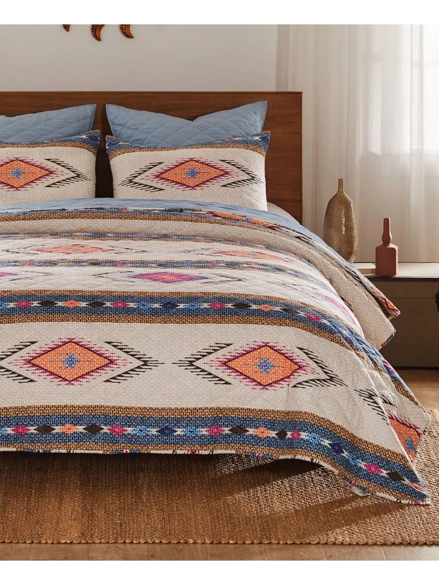 Комплект постельного белья Cheyenne Boho Spirit из 3 предметов, размер Full/Queen Greenland Home — изображение 4 из 5