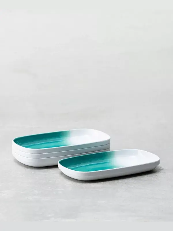 Прямоугольное блюдо La Cote из меламина 11 дюймов. Fortessa, amalfi — изображение 1 из 3