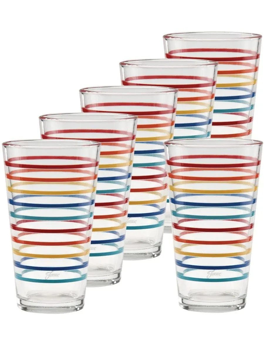 Набор из 6 стаканов для охлажденных напитков Tapered Cooler Fiesta