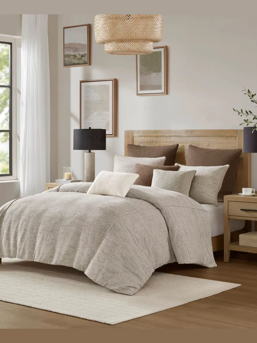 Комплект постельного белья Chapman Jacquard, 9 предметов, размер King Madison Park Signature — изображение 2 из 10