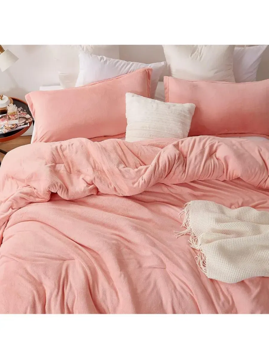 Комплект стеганых одеял Oversized 3-предметный Git Cozy Charlotte Peach Coma Inducer, Charlotte — изображение 2 из 3