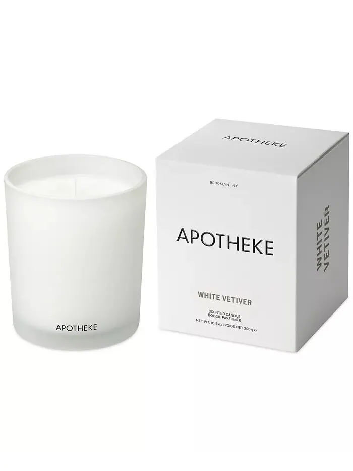 Свеча Белый Ветивер, 10,5 унций APOTHEKE — изображение 2 из 7