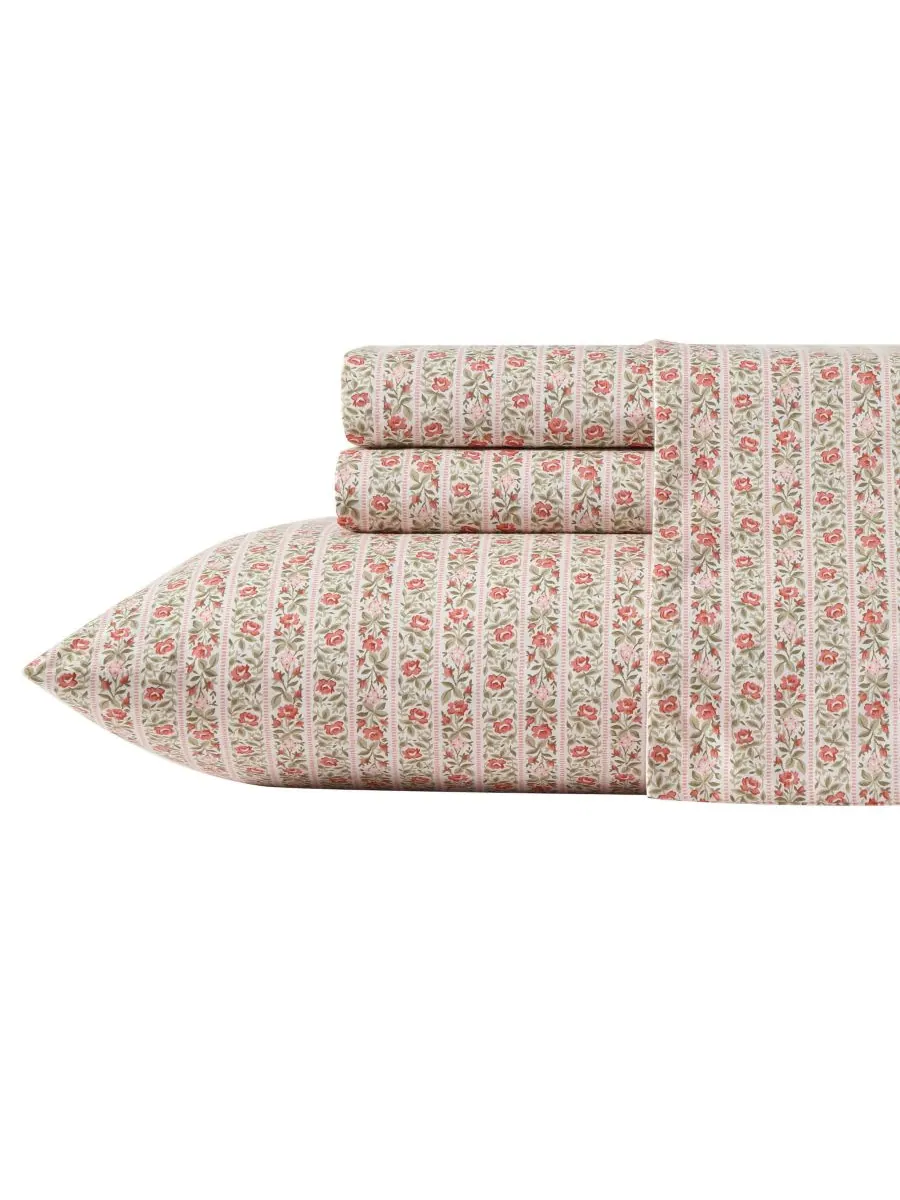Комплект постельного белья из хлопка, 3 предмета, плотность ткани 200 нитей, размер twin xl. Laura
