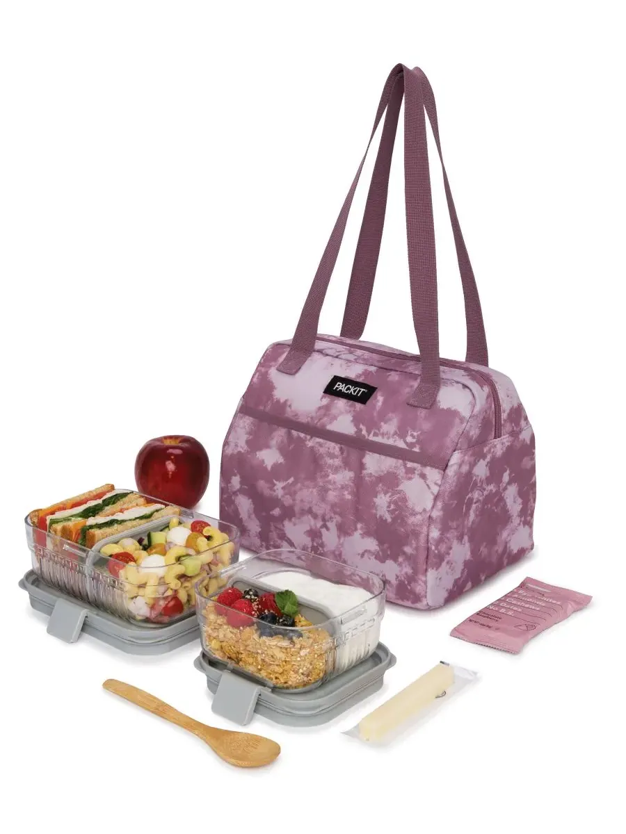 Сумка для ланча Hampton, которую можно замораживать Pack It, Mulberry Tie Dye — изображение 3 из 7