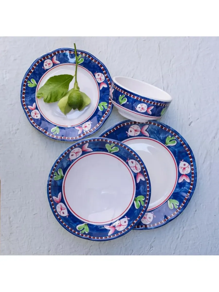 Коллекция столовой посуды Melamine Campagna Vietri, Pesce — изображение 2 из 3