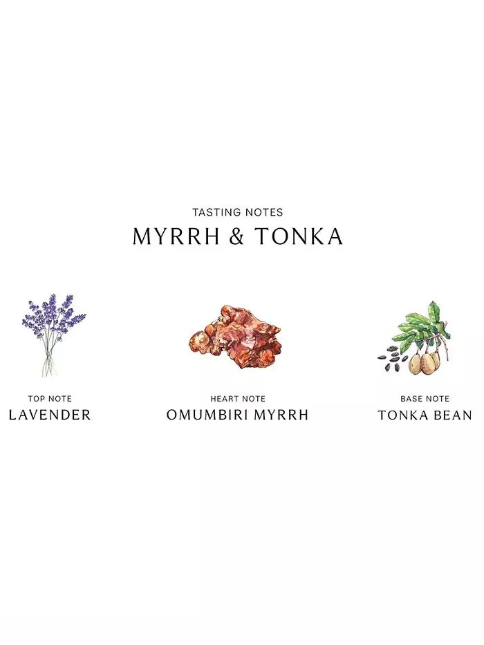 Домашняя свеча Мирра и Тонка, 7,1 унции Jo Malone London — изображение 4 из 5