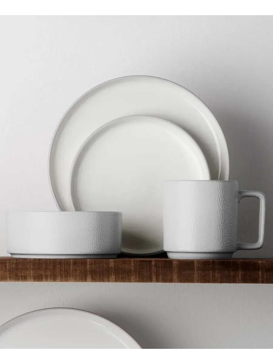 Набор посуды из 4 предметов Colortex Stone Noritake — изображение 3 из 3, белый