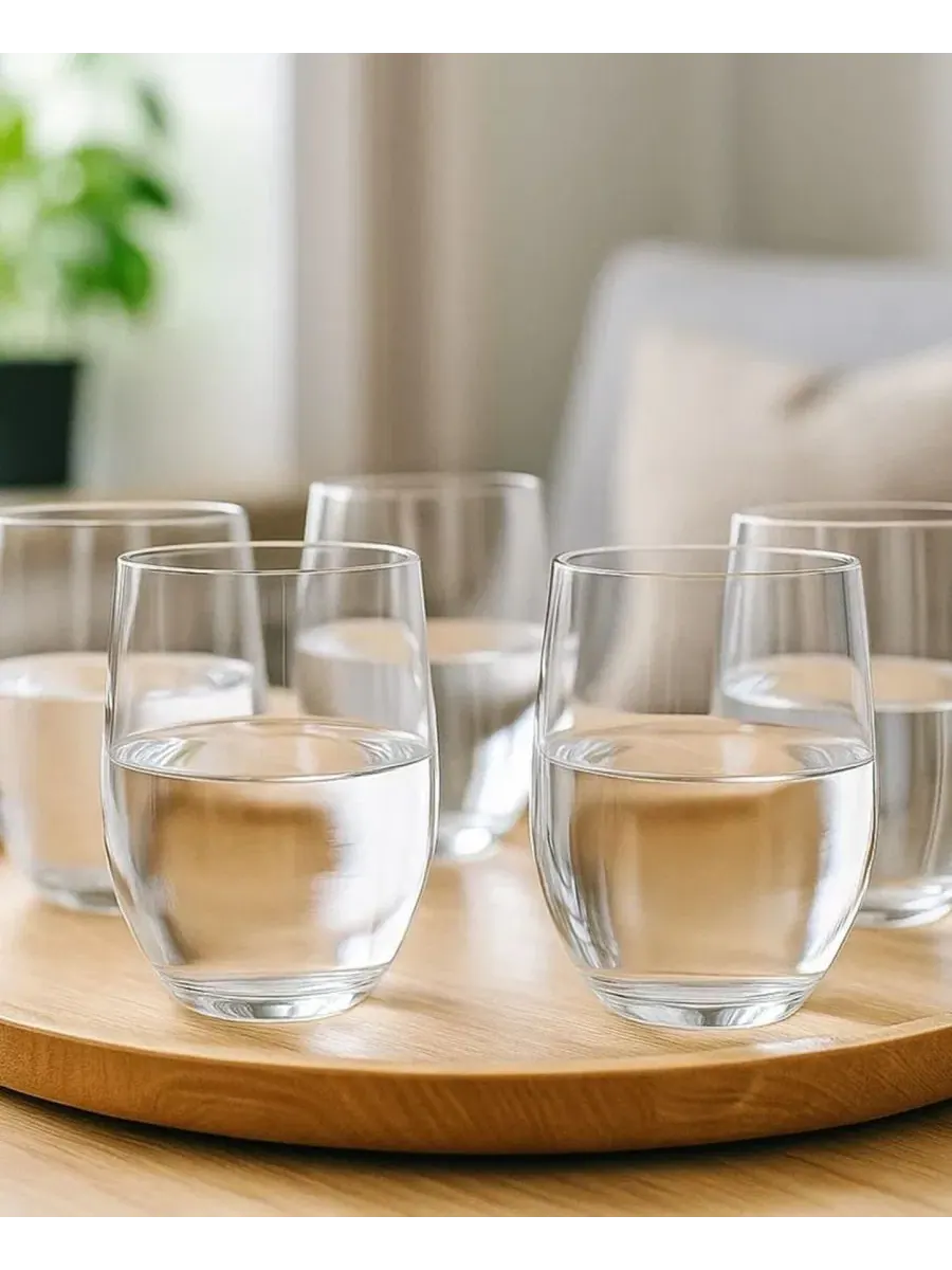 Набор из 6 стаканов для вина без ножки, акриловые, Quatro Abode Homewares — изображение 3 из 3