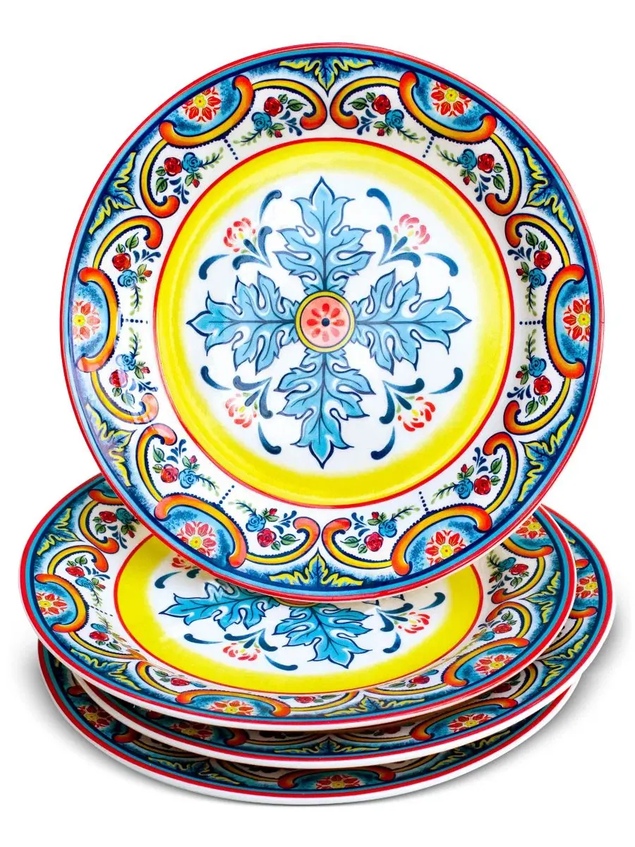 Набор салатных тарелок Zanzibar Euro Ceramica, Invrej 23 — изображение 1 из 4