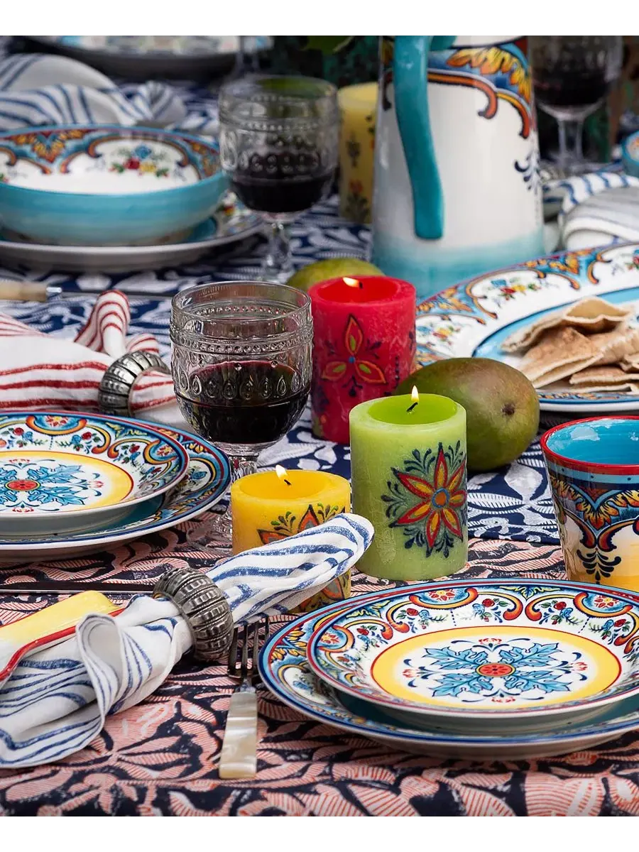 Набор салатных тарелок Zanzibar Euro Ceramica, Invrej 23 — изображение 4 из 4