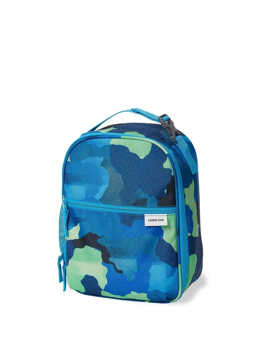 Детский мягкий термоконтейнер для обеда Lands' End, Neon Camo — изображение 1 из 4