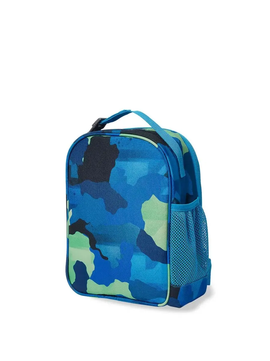 Детский мягкий термоконтейнер для обеда Lands' End, Neon Camo — изображение 3 из 4
