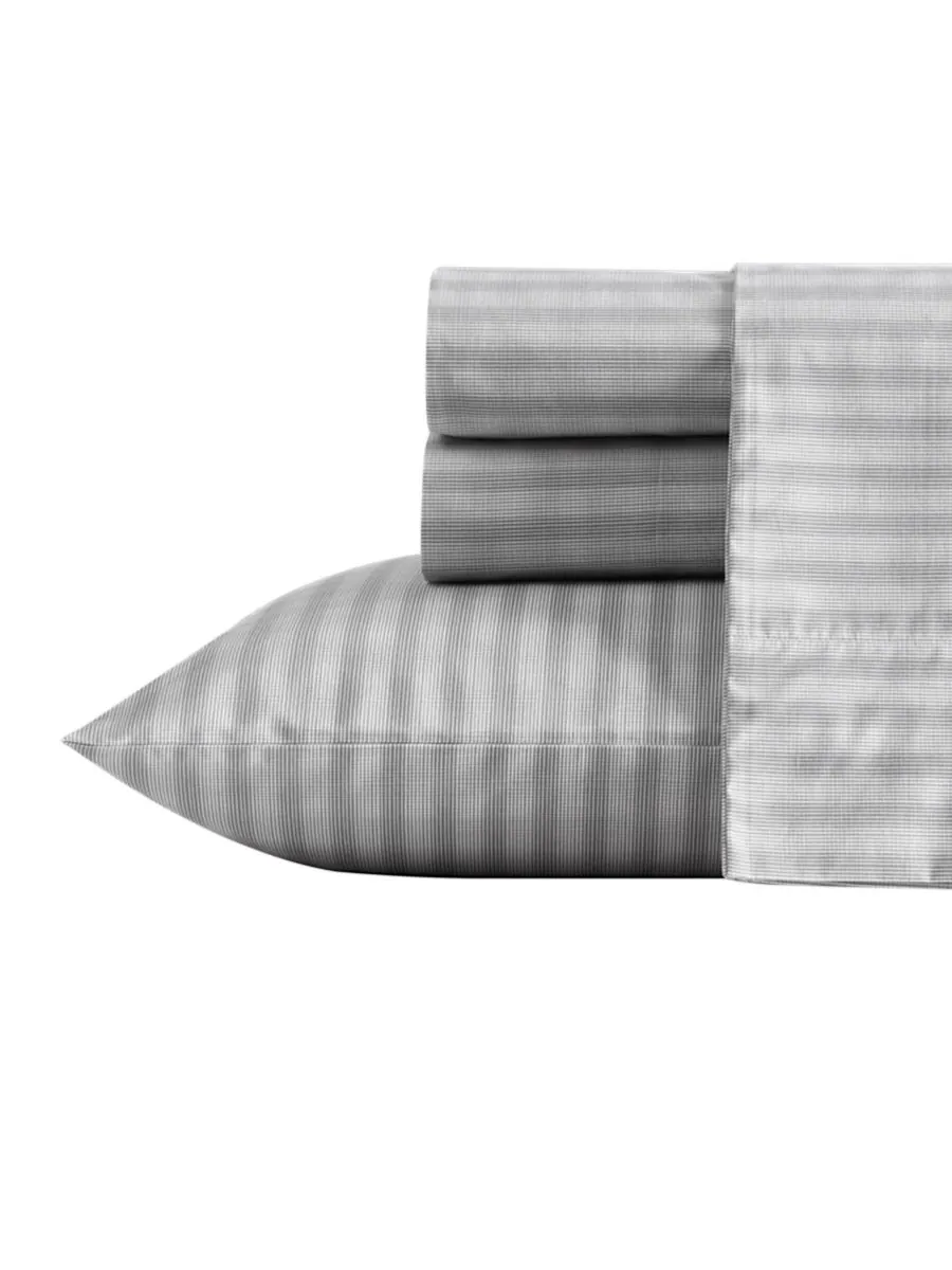 Комплект постельного белья Michael Plaid из хлопкового перкаля, 3 предмета, размер Twin XL Nautica
