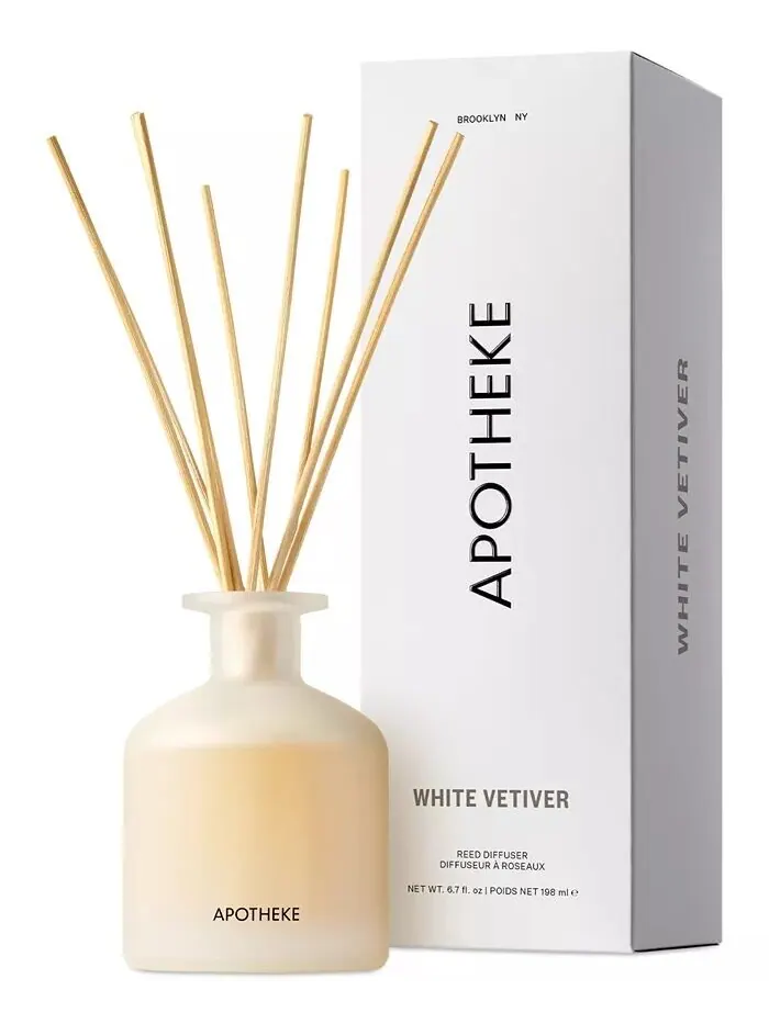 Диффузор с язычком белого ветивера, 6,7 унции APOTHEKE — изображение 3 из 6