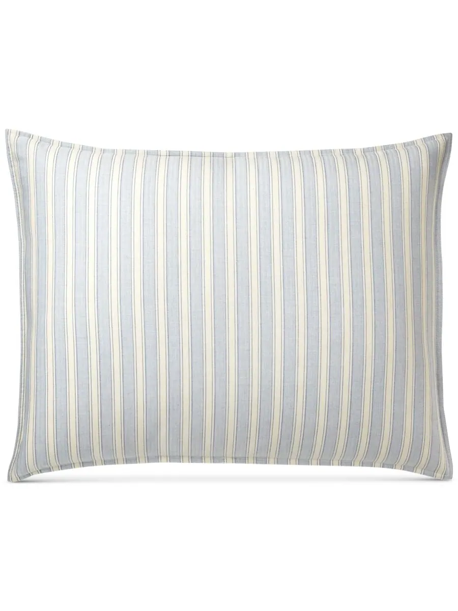 Декоративная наволочка Graydon Bold Stripe, стандартная Lauren Ralph Lauren, цвет dune and chambray