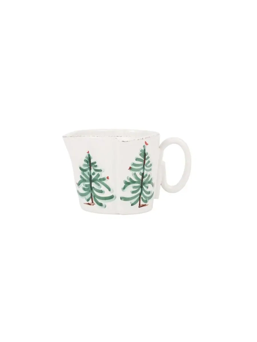 Молочник для завтрака Lastra Holiday Creamer Vietri — изображение 1 из 3, зеленый