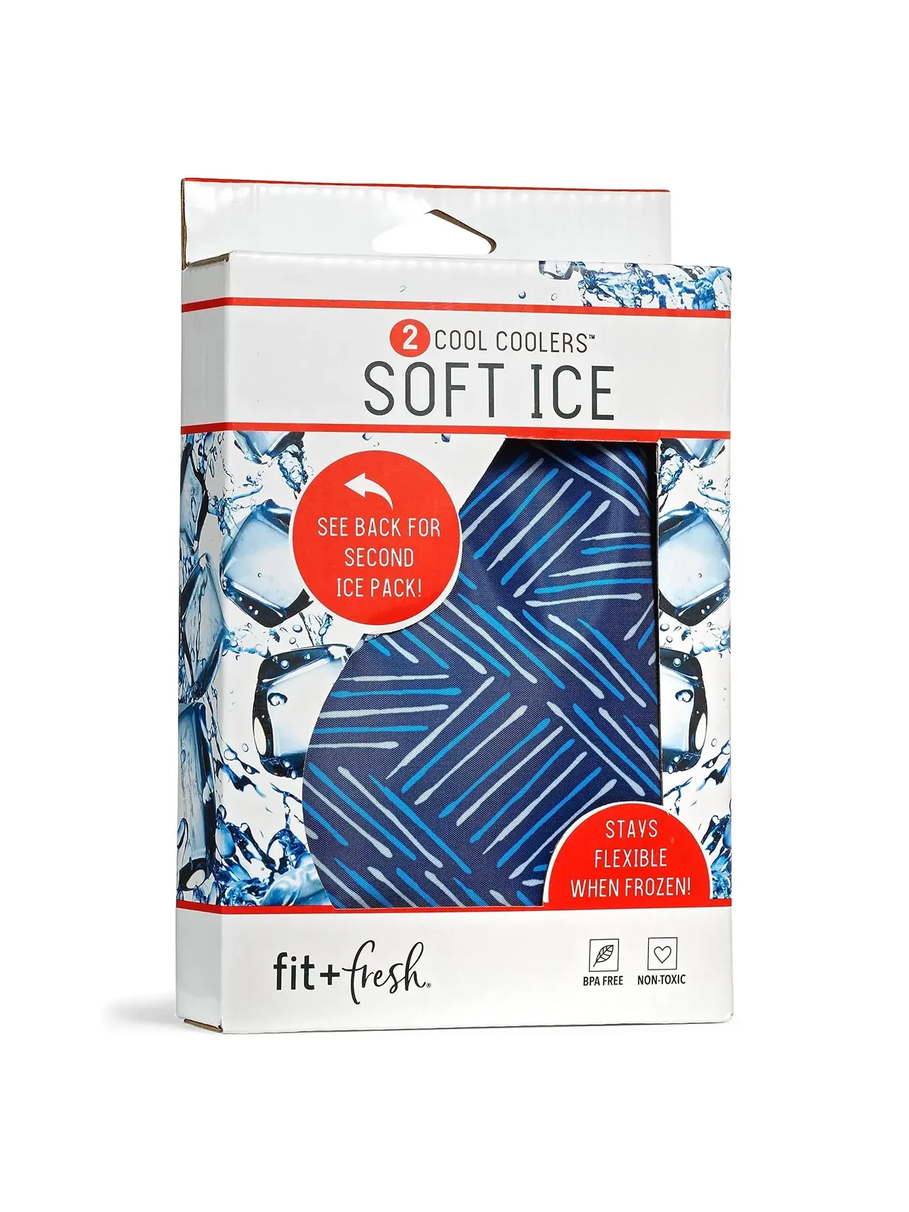 Набор из 2 термосумок Cool Coolers Soft Ice. Fit + Fresh — изображение 2 из 3, голубой