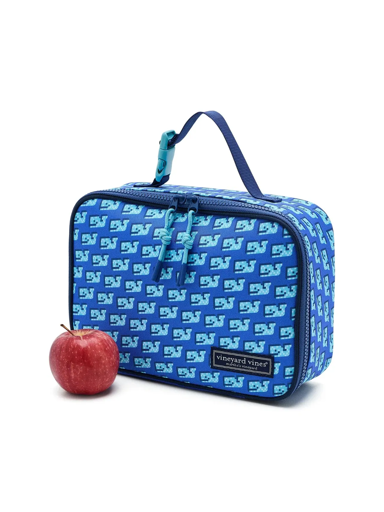 Детская сумка для обеда Pixel Whale Lunch Kids Box Vineyard Vines Kids — изображение 3 из 5, синий