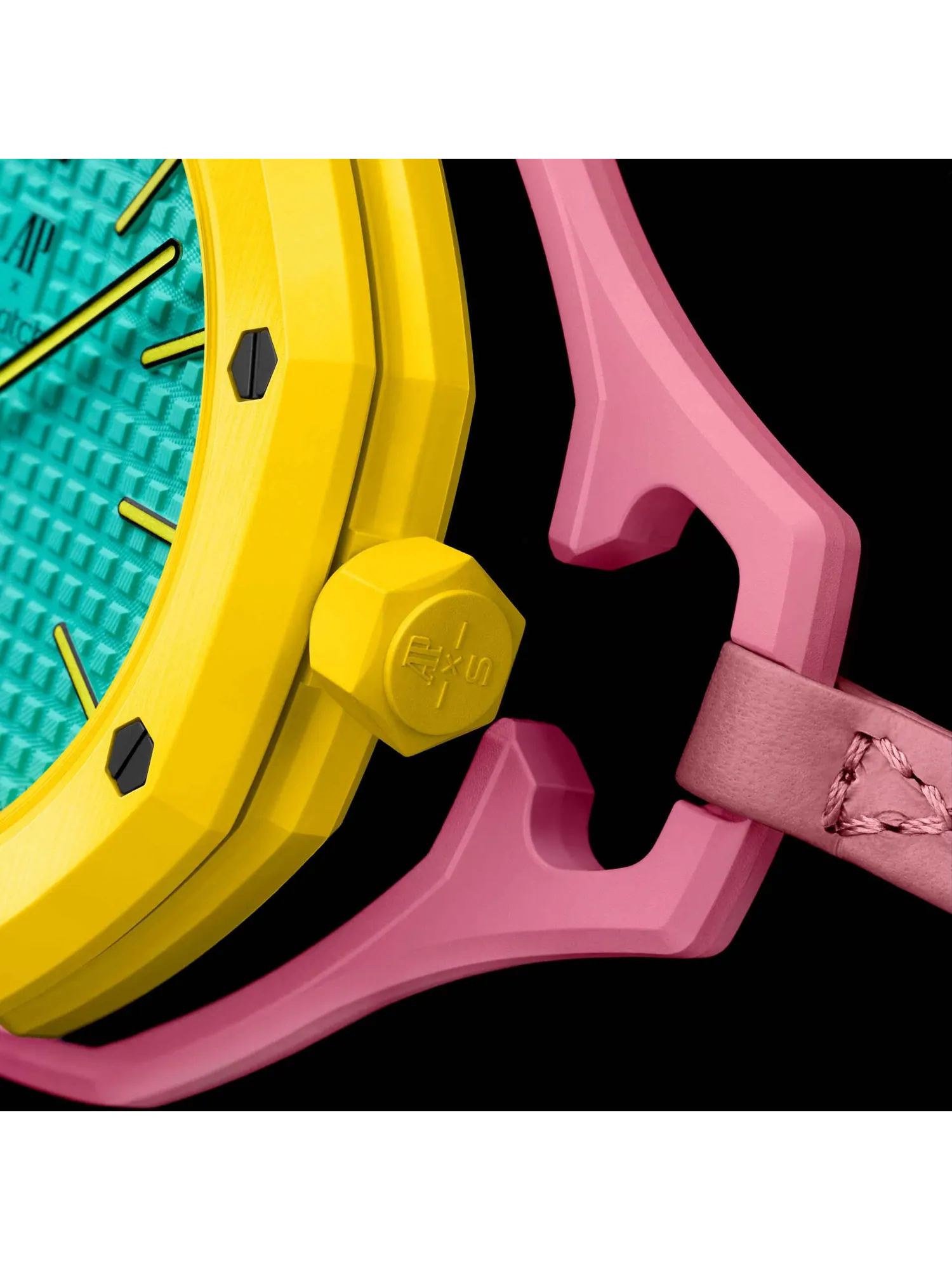 Карманные часы Swatch x Audemars Piguet Royal Pop Savonette, OTG Roz — изображение 4 из 6