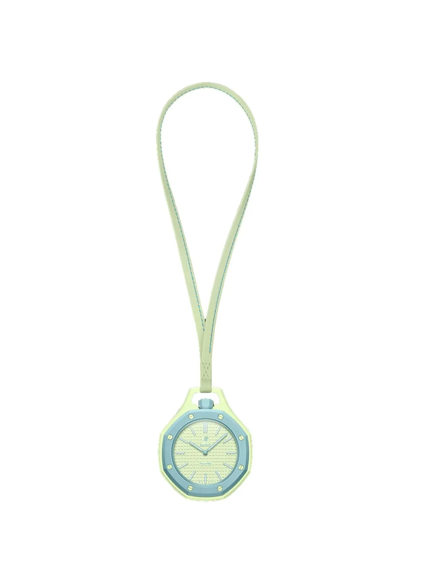 Карманные часы Swatch x Audemars Piguet Royal Pop Lépine, Blaue Acht