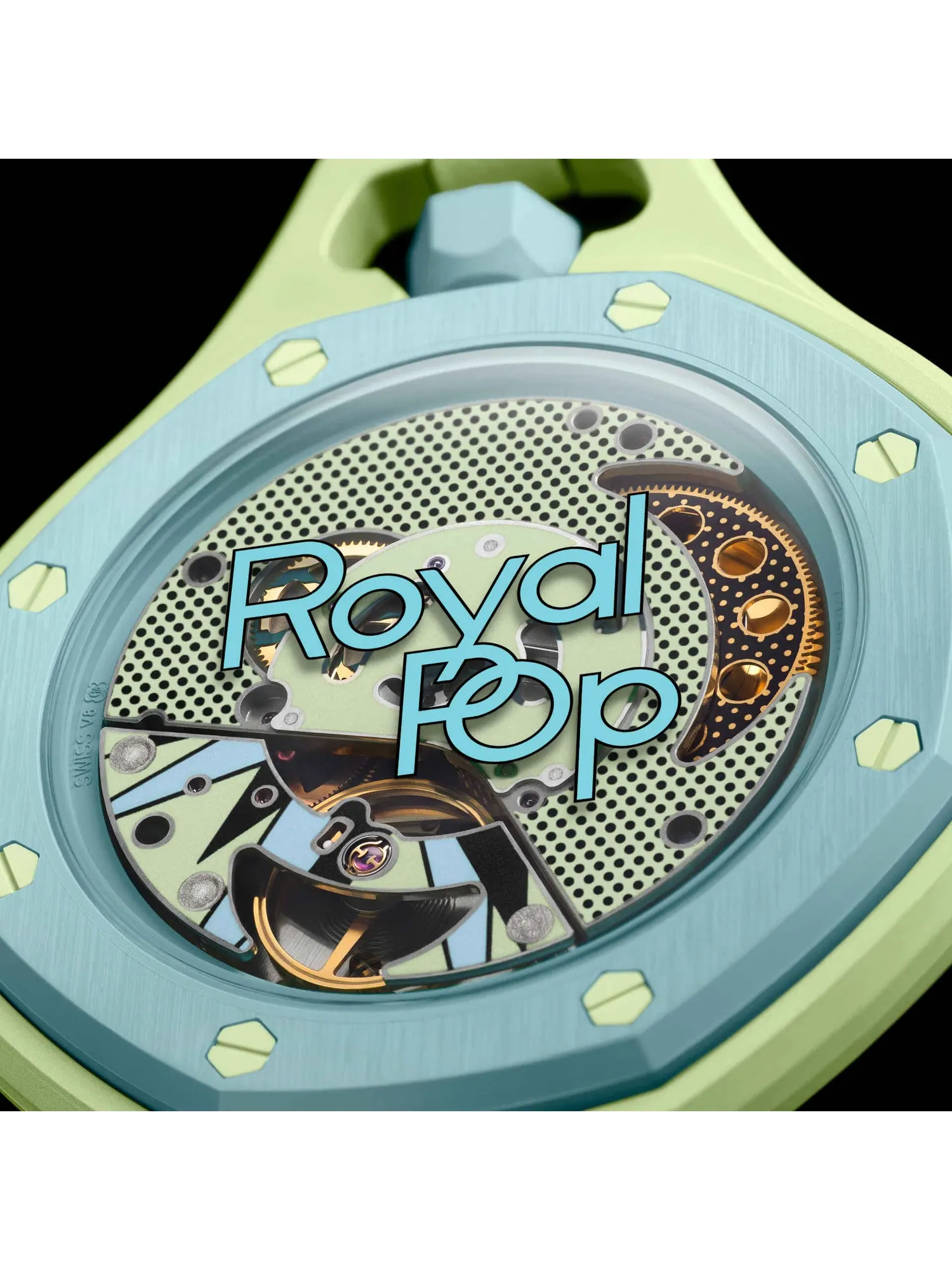 Карманные часы Swatch x Audemars Piguet Royal Pop Lépine, Blaue Acht — изображение 3 из 6