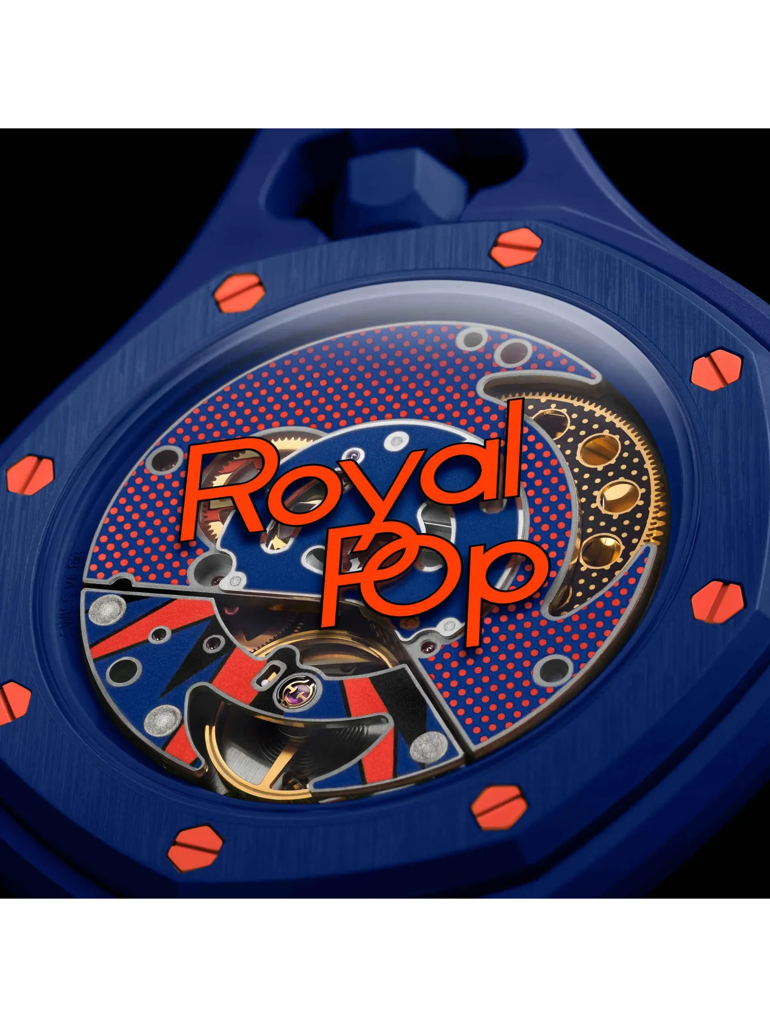 Карманные часы Swatch x Audemars Piguet Royal Pop Lépine, Orenji Hachi — изображение 3 из 6