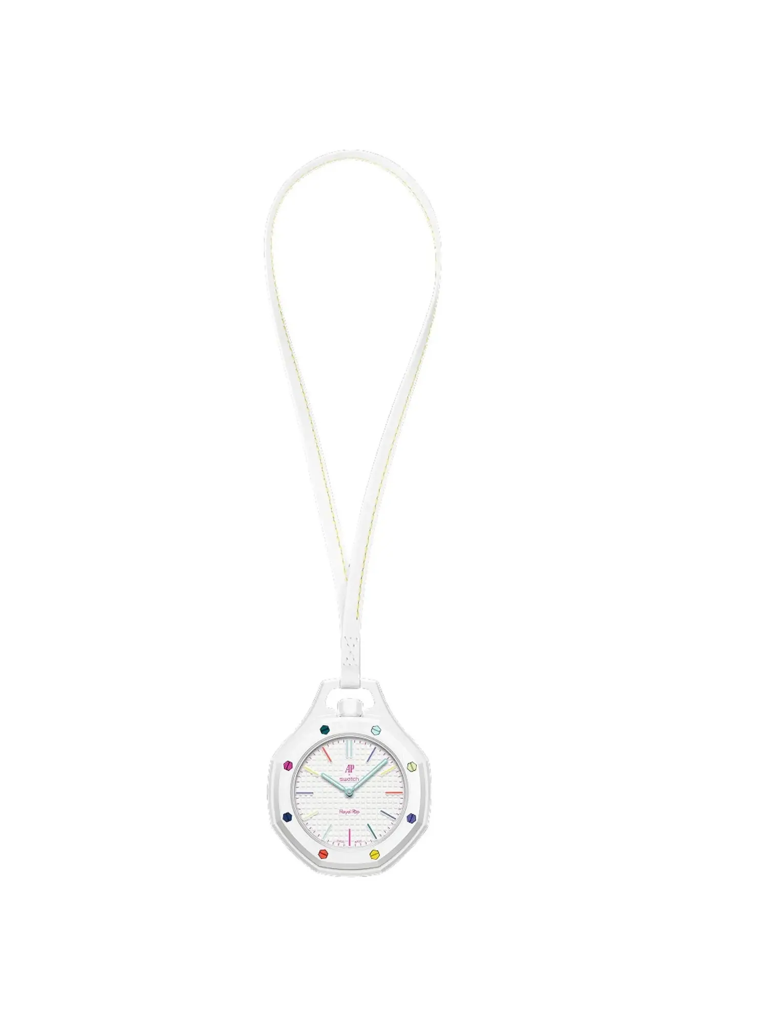 Карманные часы Swatch x Audemars Piguet Royal Pop Lépine, Huit Blanc — изображение 1 из 7