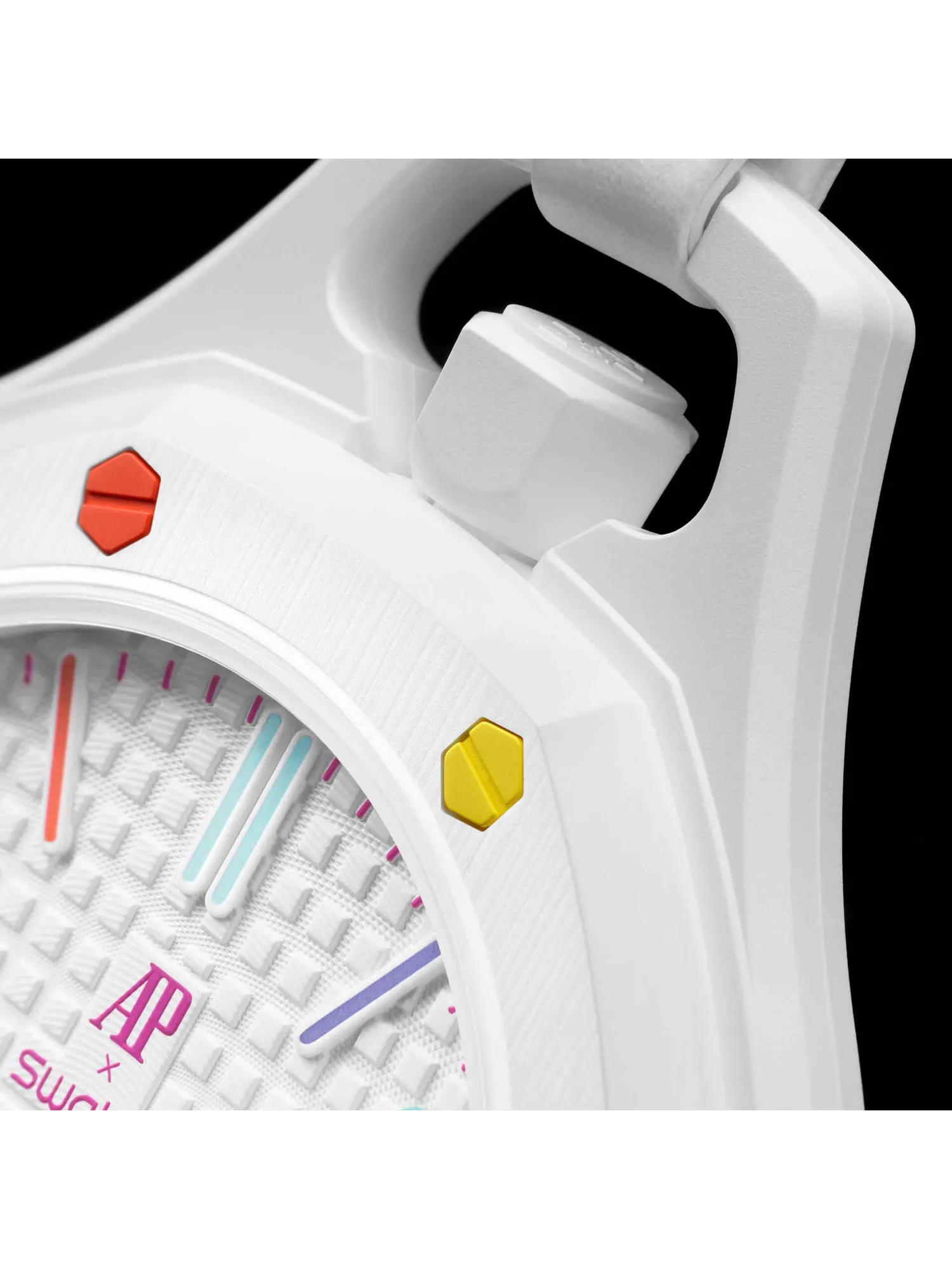 Карманные часы Swatch x Audemars Piguet Royal Pop Lépine, Huit Blanc — изображение 5 из 7