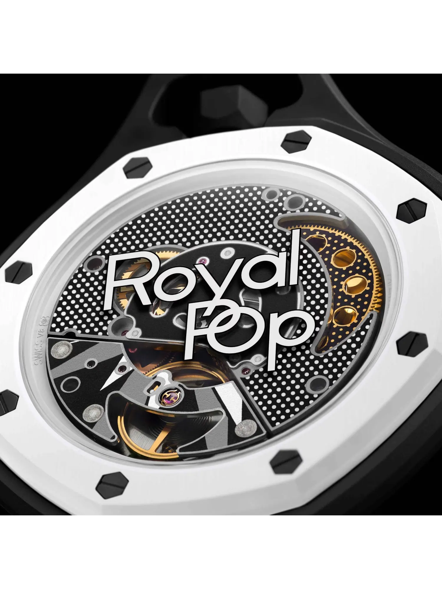 Карманные часы Swatch x Audemars Piguet Royal Pop Lépine, Ocho Negro — изображение 3 из 6