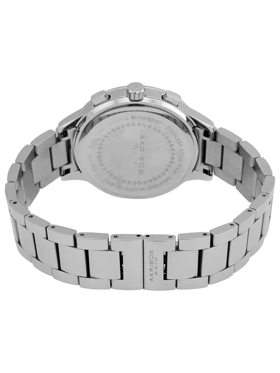Мужские часы Akribos XXIV Quartz с синим циферблатом и корпусом из нержавеющей стали AK1071SSBU — изображение 3 из 4