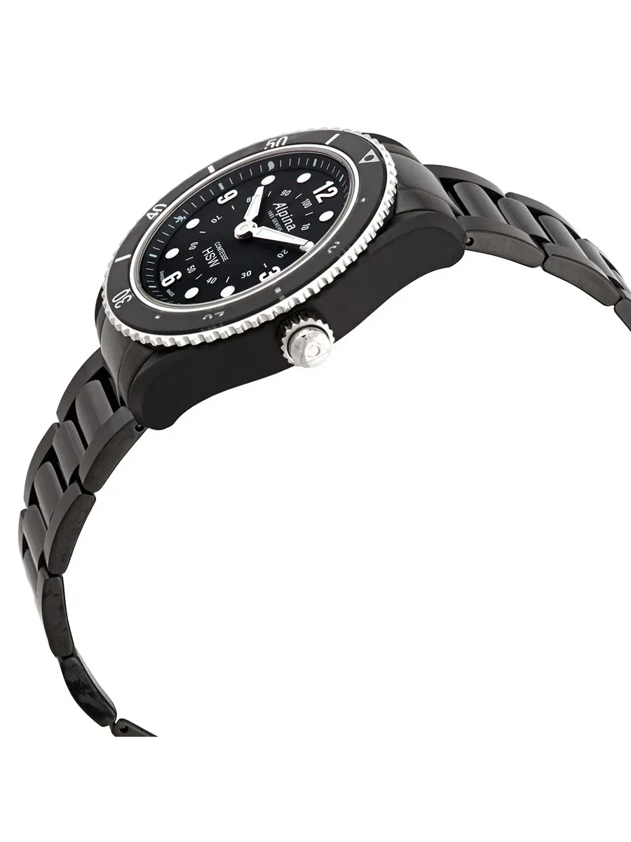 Женские часы Alpina Comtesse Horological Alarm World Time Quartz с черным циферблатом AL-281BS3V6B — изображение 2 из 3