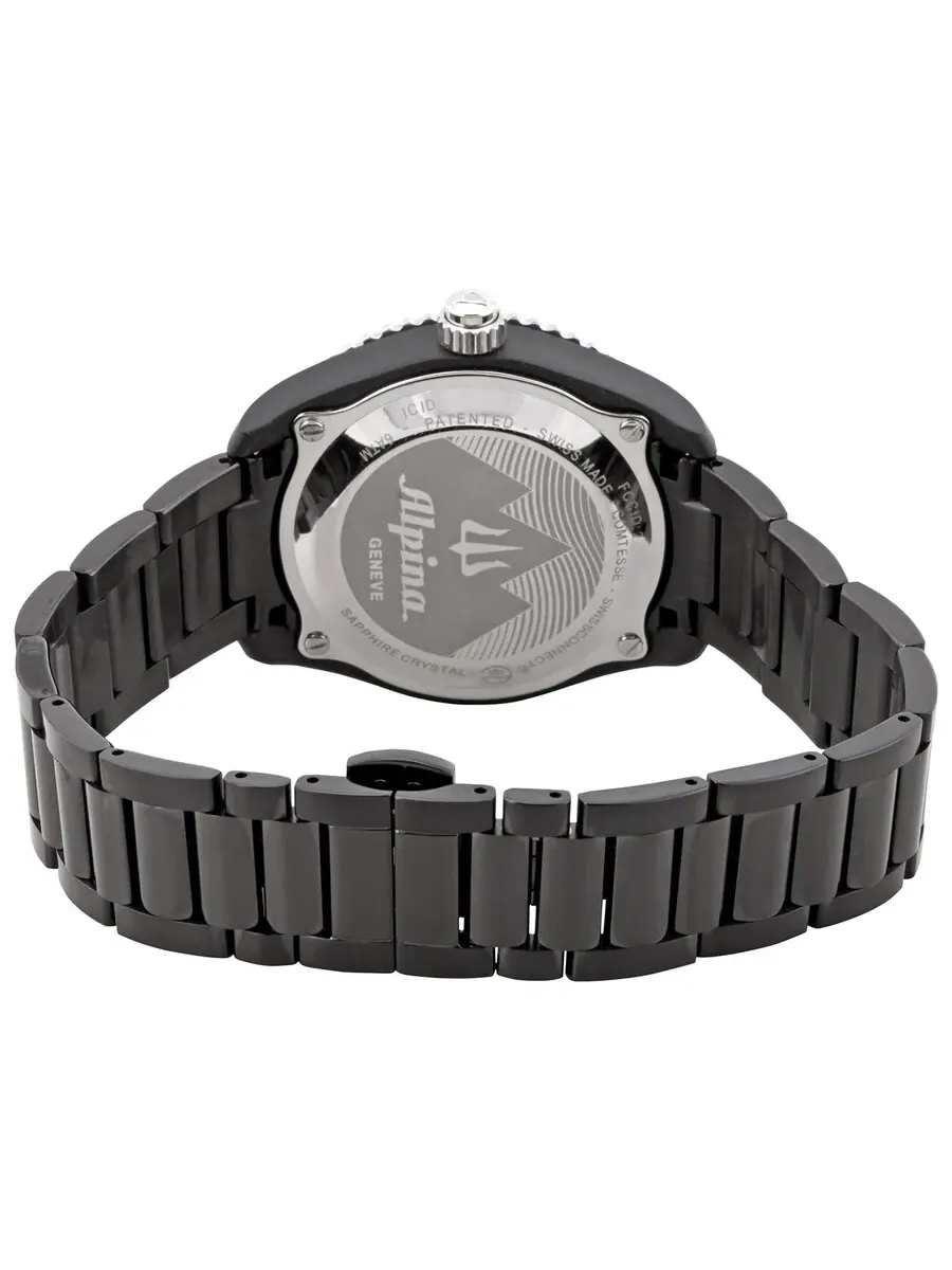 Женские часы Alpina Comtesse Horological Alarm World Time Quartz с черным циферблатом AL-281BS3V6B — изображение 3 из 3