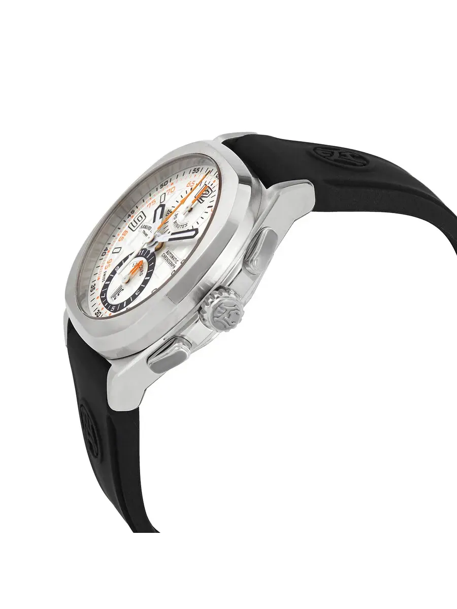 Мужские часы Armand Nicolet JH9 Chronograph Automatic с серебристым циферблатом A668HAA-AO-GG4710N — изображение 2 из 3