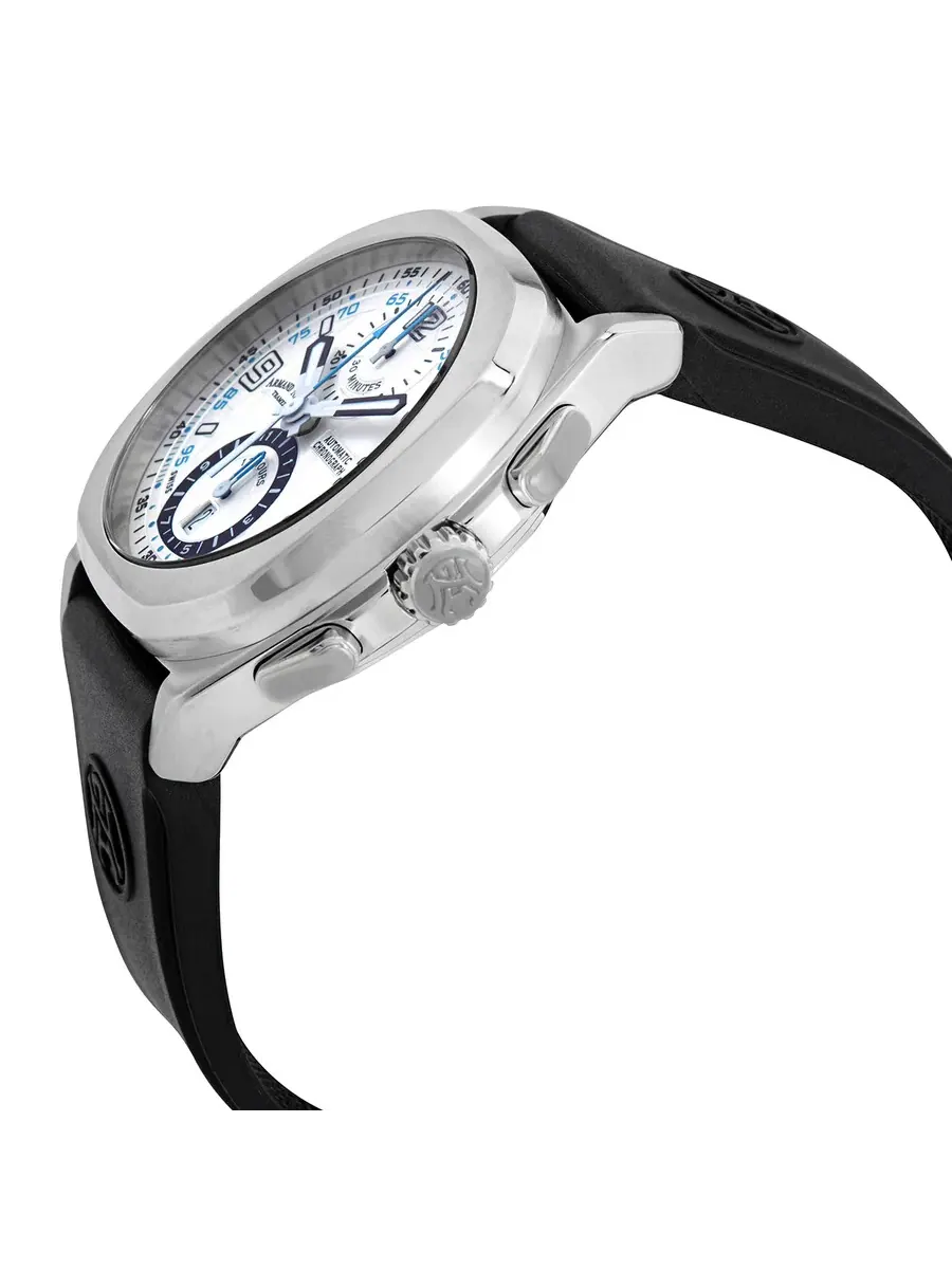 Мужские часы Armand Nicolet JH9 Chronograph Automatic с серебристым циферблатом A668HAA-AZ-GG4710N — изображение 2 из 3
