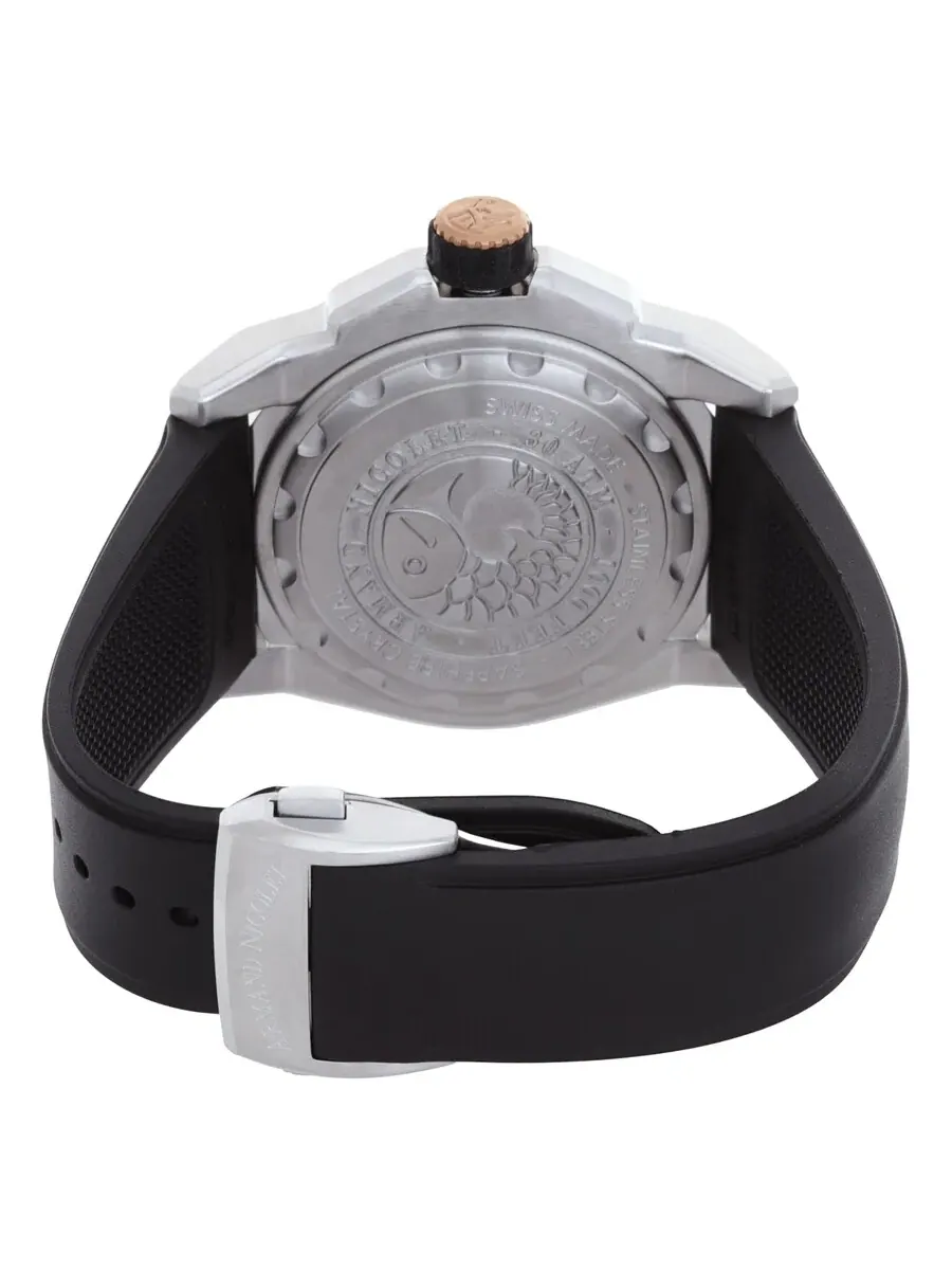 Мужские автоматические часы Armand Nicolet JSH с черным циферблатом A480PSN-NO-GG4710N — изображение 3 из 3, оттенок черный