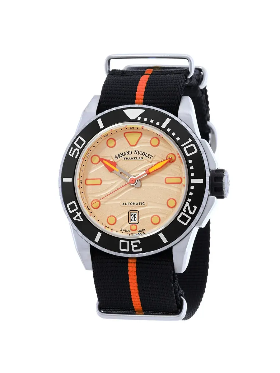 Мужские часы Armand Nicolet JSH Automatic A480PGN-KO-BN24480AANO — изображение 1 из 3, оттенок черный