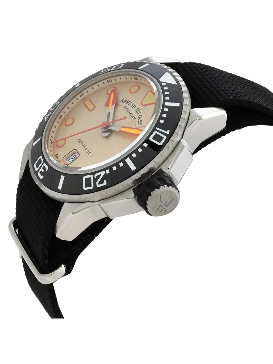 Мужские часы Armand Nicolet JSH Automatic A481PGN-KO-BN22481AANN — изображение 2 из 3, оттенок черный