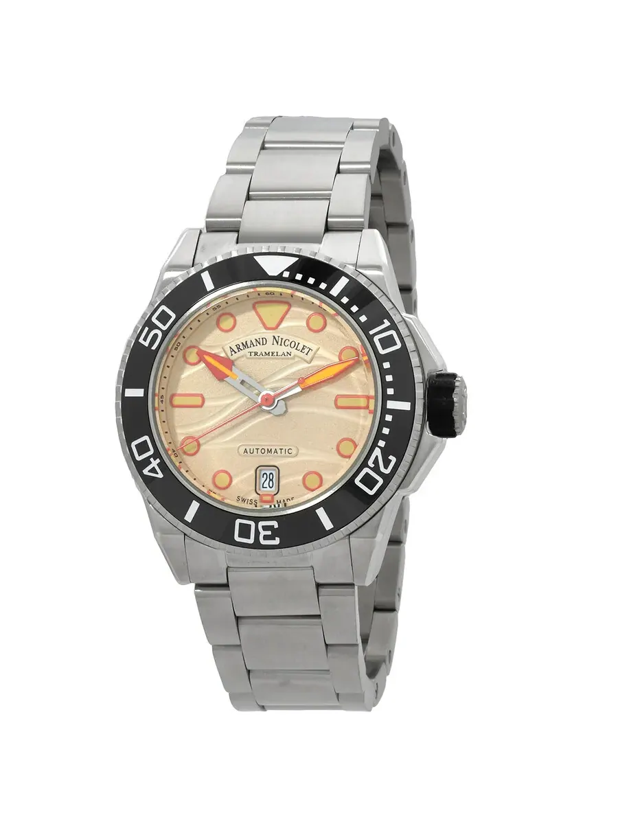 Мужские часы Armand Nicolet JSH Automatic A481PGN-KO-MA2481AA — изображение 1 из 3, оттенок черный