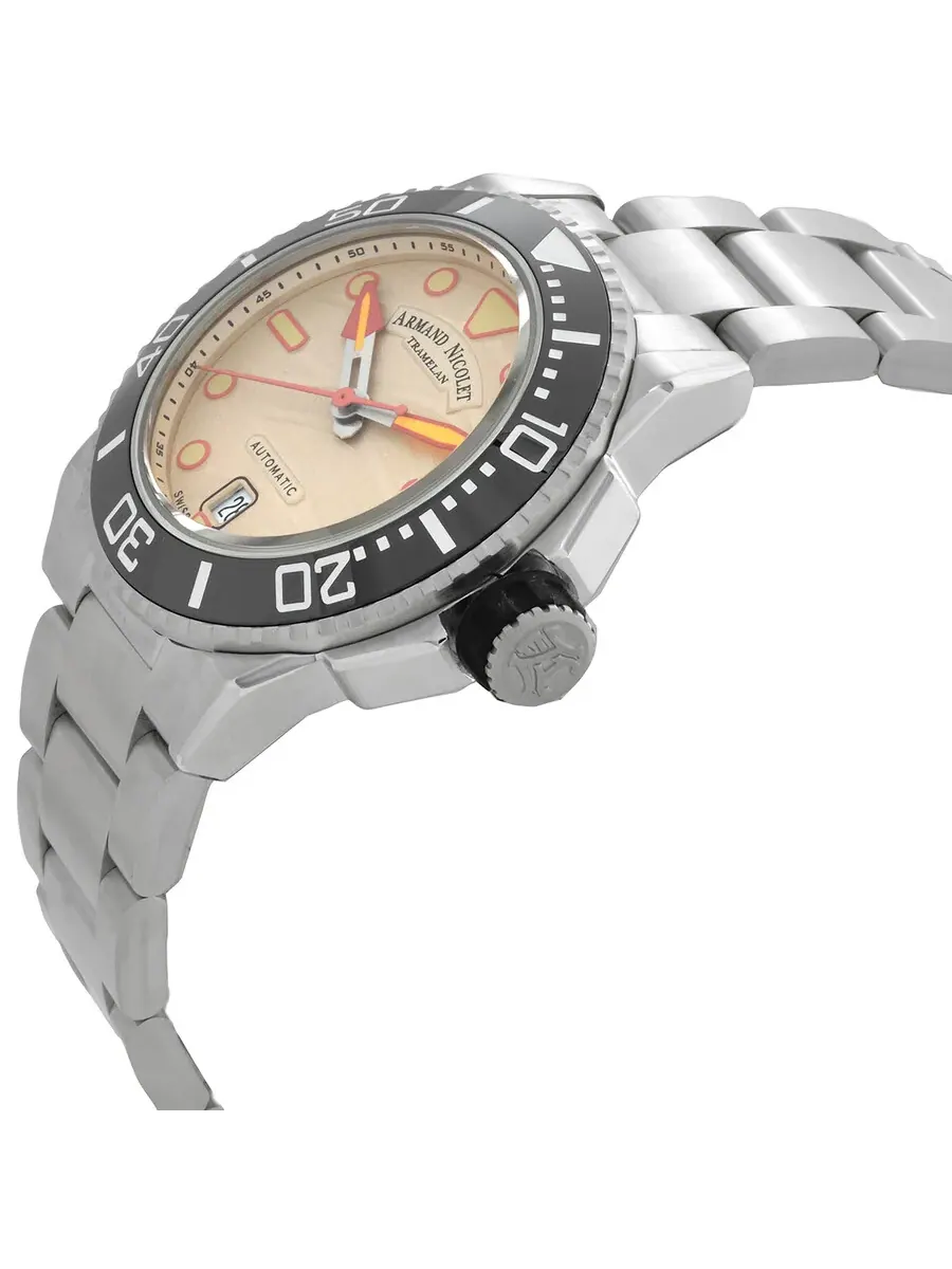 Мужские часы Armand Nicolet JSH Automatic A481PGN-KO-MA2481AA — изображение 2 из 3, оттенок черный