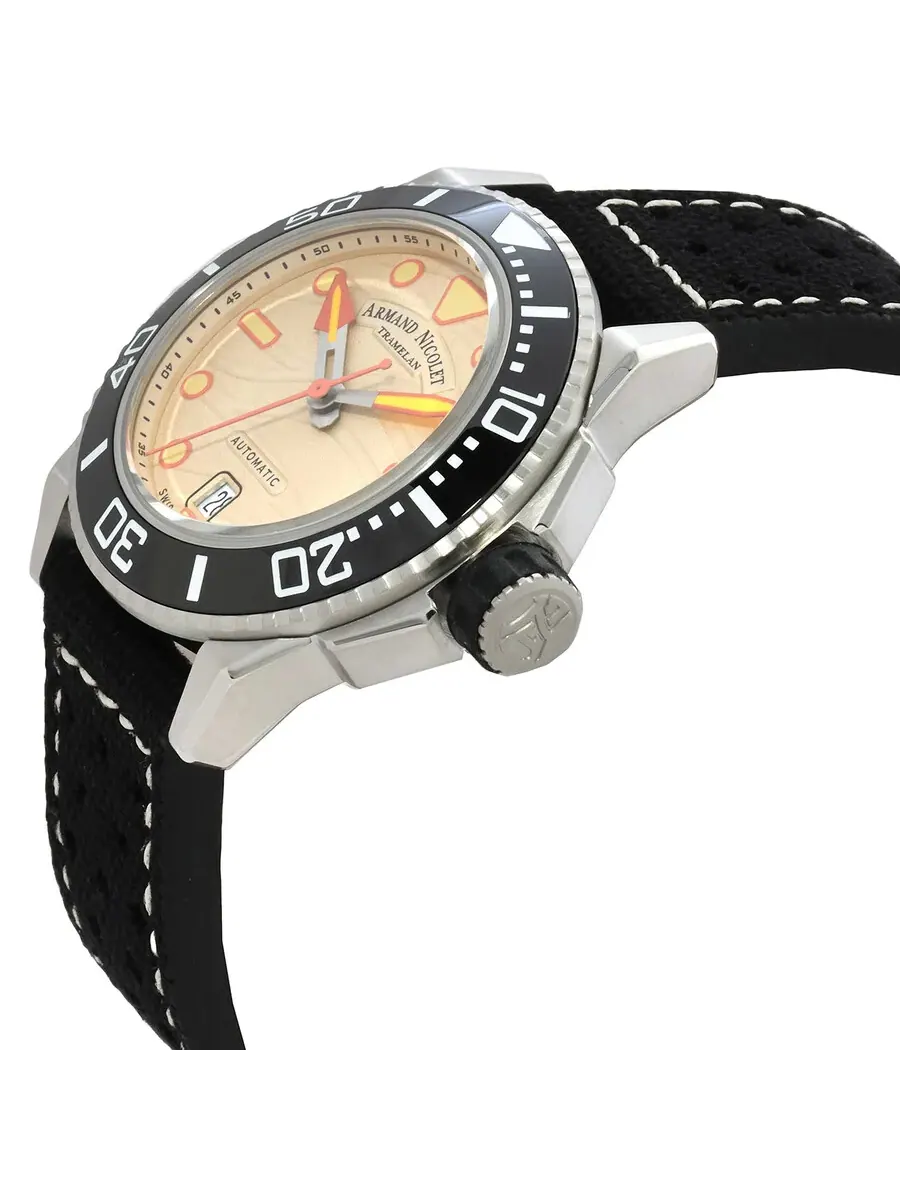 Мужские часы Armand Nicolet JSH Automatic A481PGN-KO-P0640NC8 — изображение 2 из 3, оттенок черный