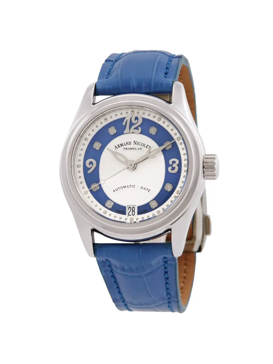 Женские автоматические часы Armand Nicolet M03-3 Diamond A151BAA-AK-P882LV8 — изображение 1 из 3, оттенок серебряный