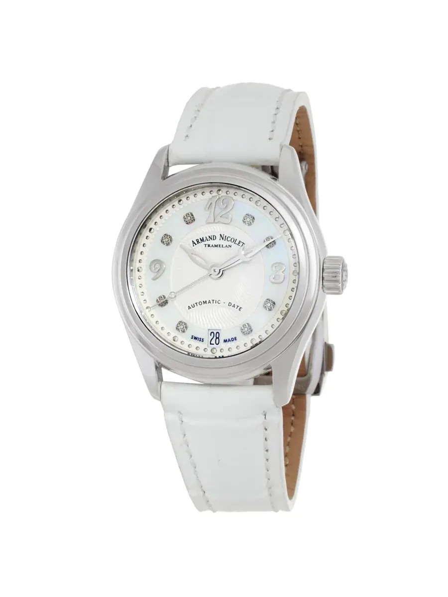 Женские автоматические часы Armand Nicolet M03-3 Diamond A151BAA-AN-P882BC8 — изображение 1 из 3, оттенок серебряный