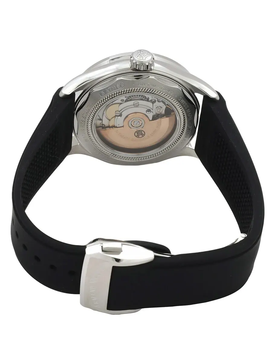 Мужские часы Armand Nicolet M2H с автоматическим механизмом и зеленым циферблатом A740HNA-VR-GG2710N — изображение 3 из 3