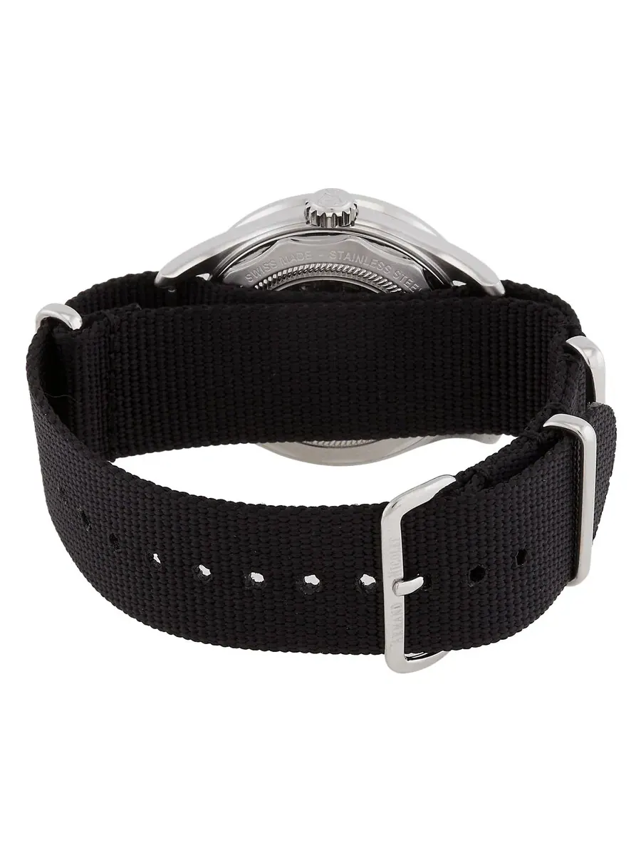 Мужские часы Armand Nicolet M2H Automatic с оранжевым циферблатом A740HNA-OR-BN22481AANN — изображение 3 из 3, оттенок черный