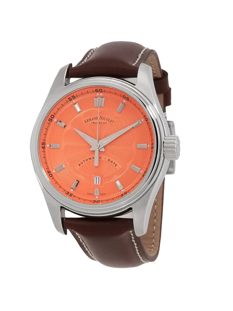Мужские часы Armand Nicolet MH2 Automatic A640A-SM-P140MR2 — изображение 1 из 3, оттенок серебряный