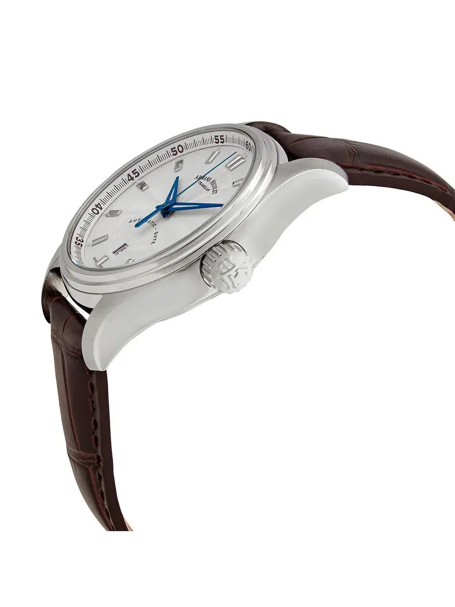 Мужские автоматические часы Armand Nicolet MH2 с серебристым циферблатом A640A-AG-P840MR2 — изображение 2 из 3