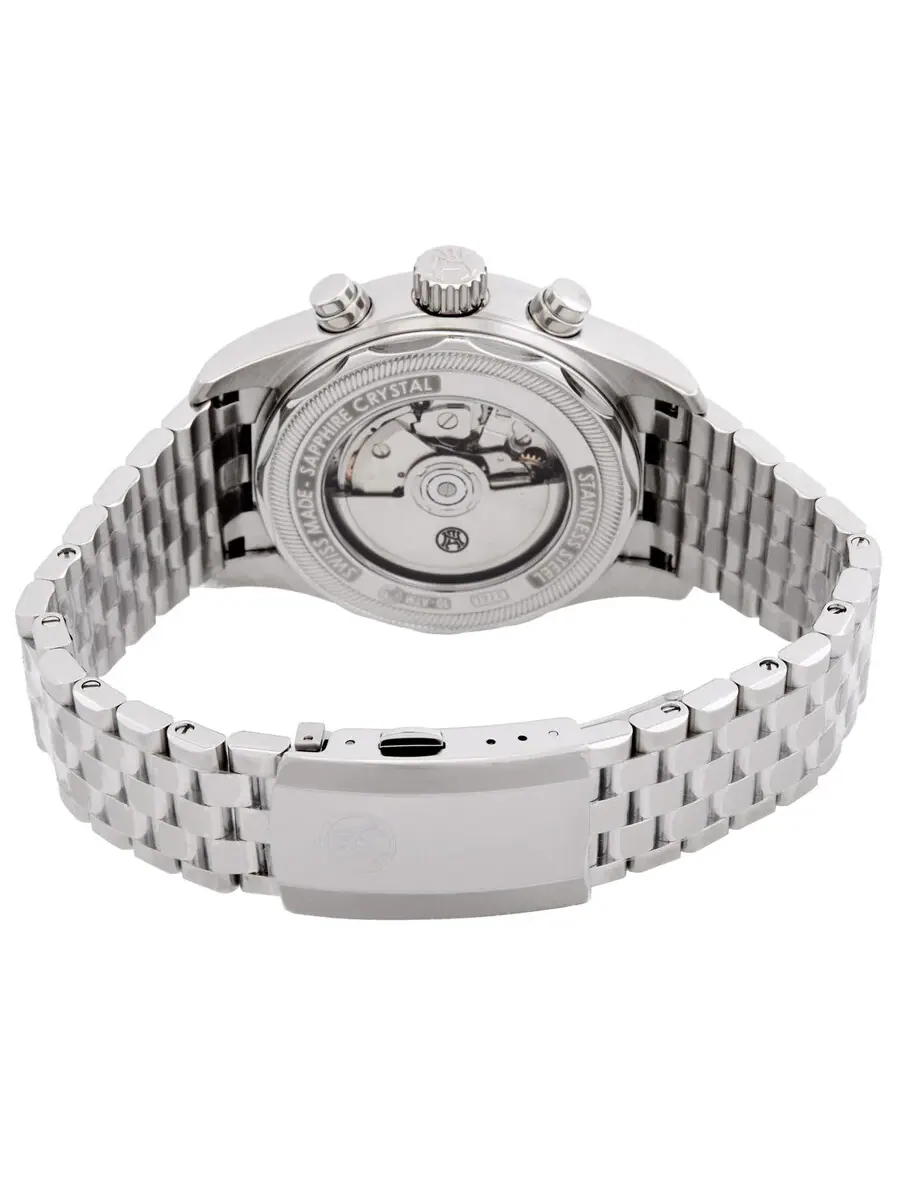Мужские часы Armand Nicolet MH2 Chronograph Automatic с черным циферблатом A647A-NR-BMA22640A — изображение 3 из 3