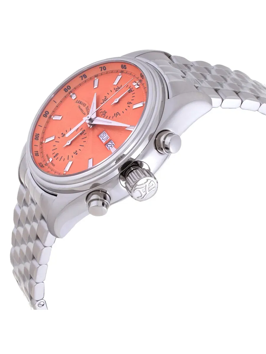 Мужские часы Armand Nicolet MH2 Хронограф Автомат A647A-SM-BMA22640A — изображение 2 из 3, оттенок серебряный