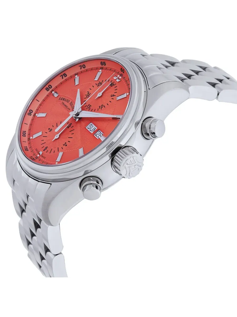 Мужские часы Armand Nicolet MH2 Хронограф Автомат A647A-SM-MA2640A — изображение 2 из 3, оттенок серебряный