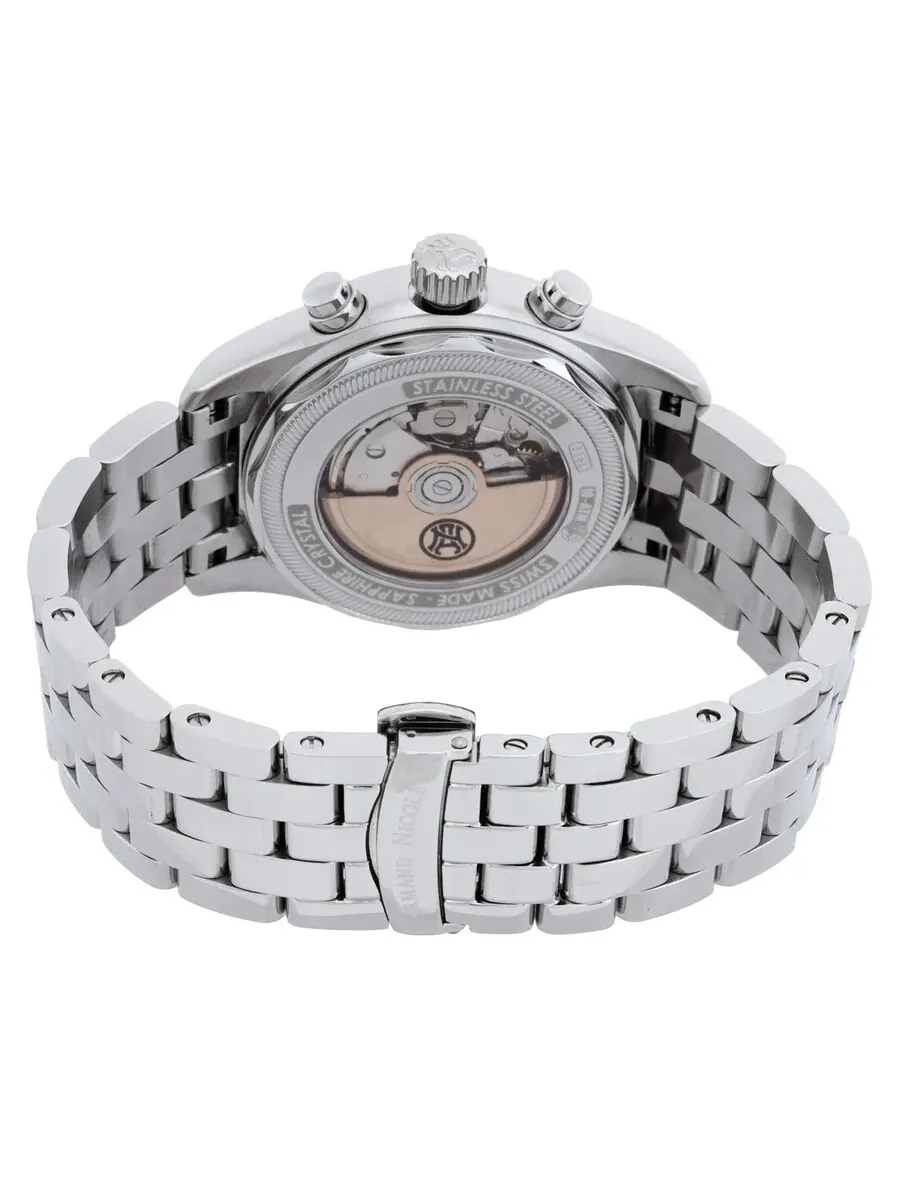 Мужские часы Armand Nicolet MH2 Хронограф Автомат A647A-SM-MA2640A — изображение 3 из 3, оттенок серебряный